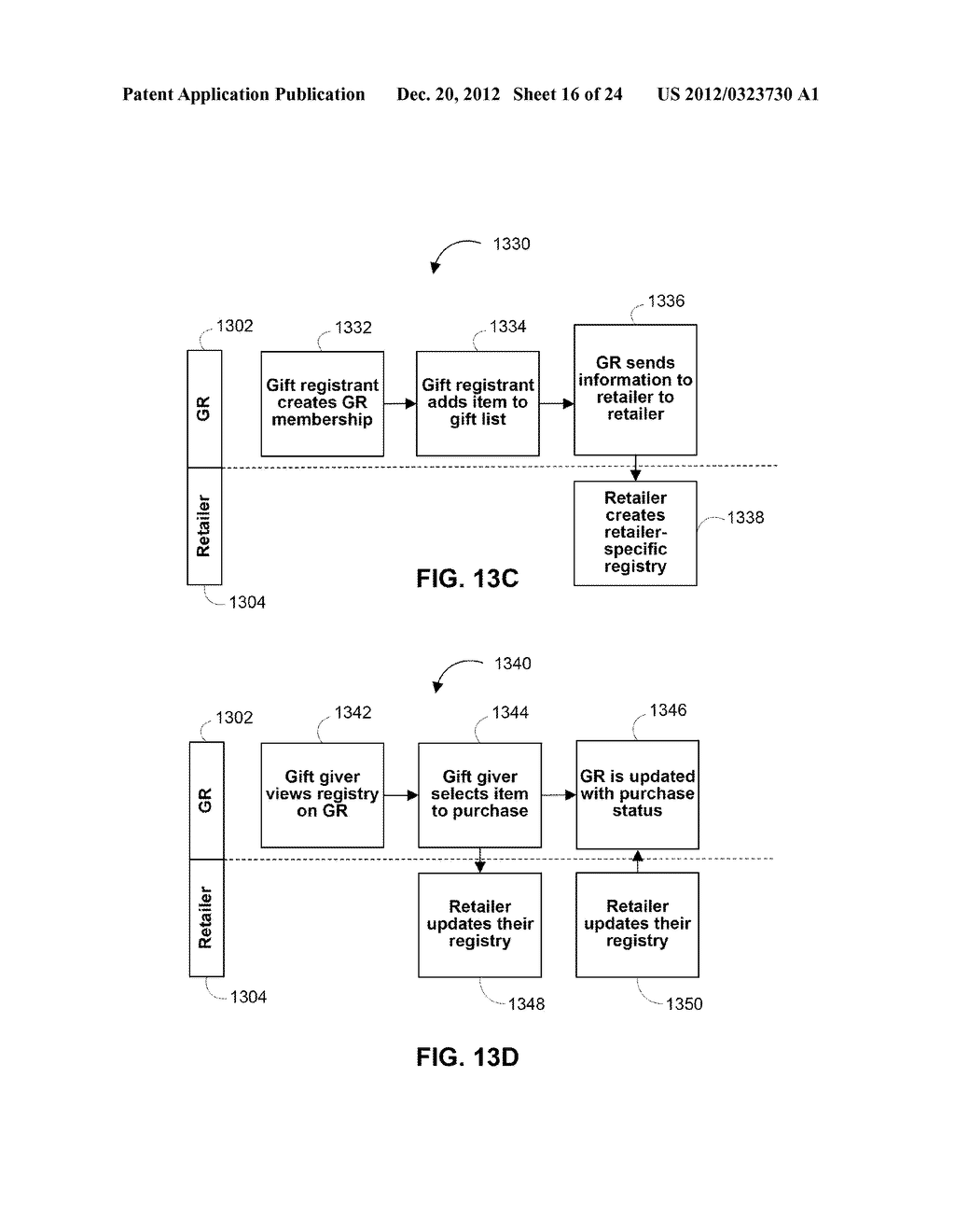 SYSTEMS AND METHODS FOR A CENTRALIZED GIFT REGISTRY WITH UPLOAD AND MERGE     OF A RETAILER-SPECIFIC REGISTRY - diagram, schematic, and image 17