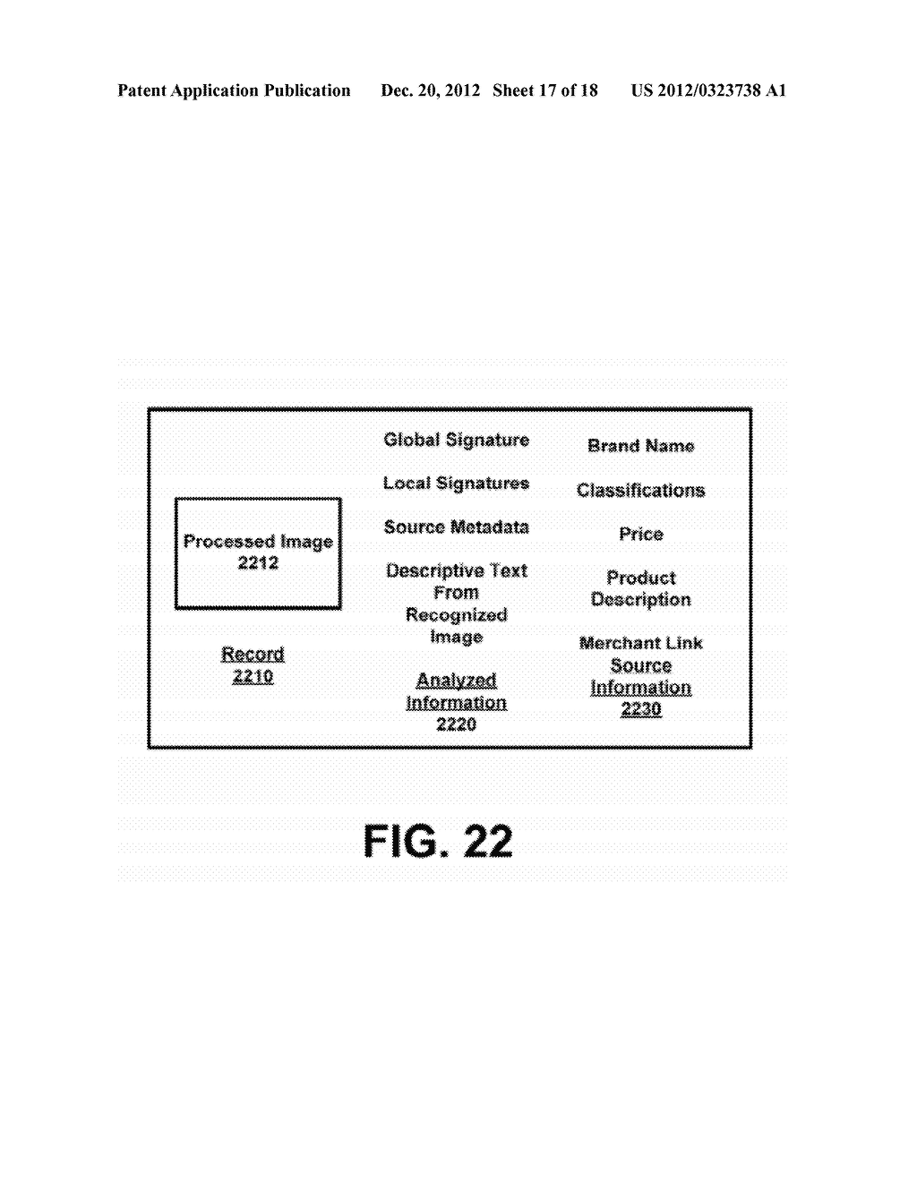 System and Method for Using Image Analysis and Search in E-Commerce - diagram, schematic, and image 18