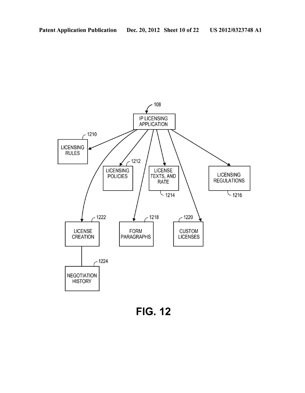 METHOD AND SYSTEM FOR TRACKING COMPLIANCE OF LICENSEE ACTIVITY WITH     LICENSES - diagram, schematic, and image 11