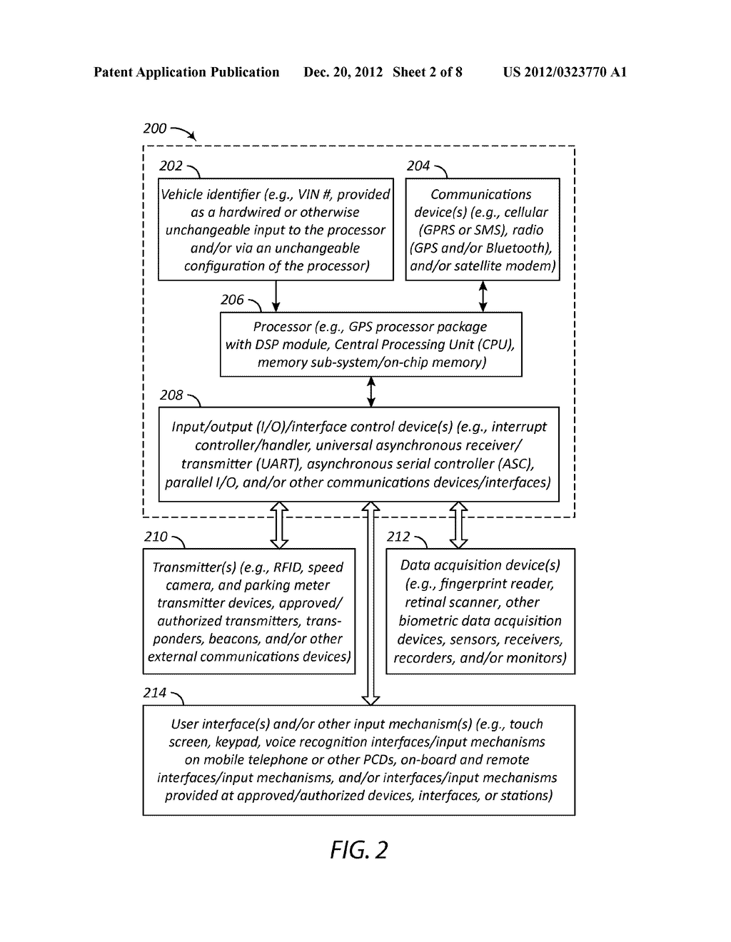 Systems and methods for monitoring and managing transportation     infrastructure and locations of vehicles therein - diagram, schematic, and image 03