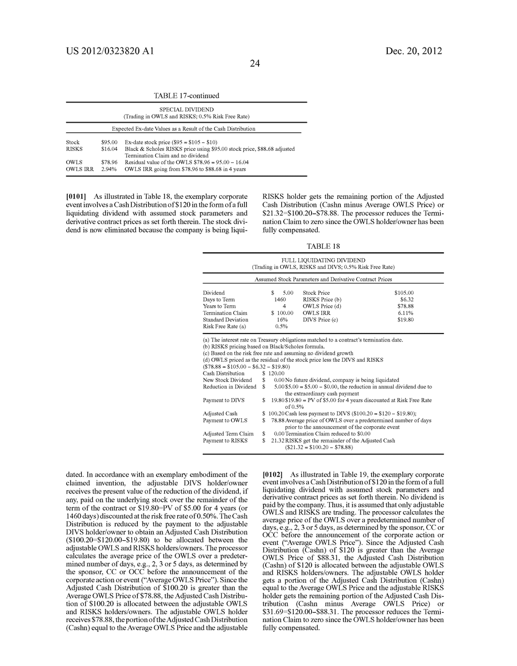 ADJUSTABLE DERIVATIVE SECURITIES AND METHOD FOR ADJUSTING THE VALUE OF     SAME DUE TO A CORPORATE EVENT - diagram, schematic, and image 30