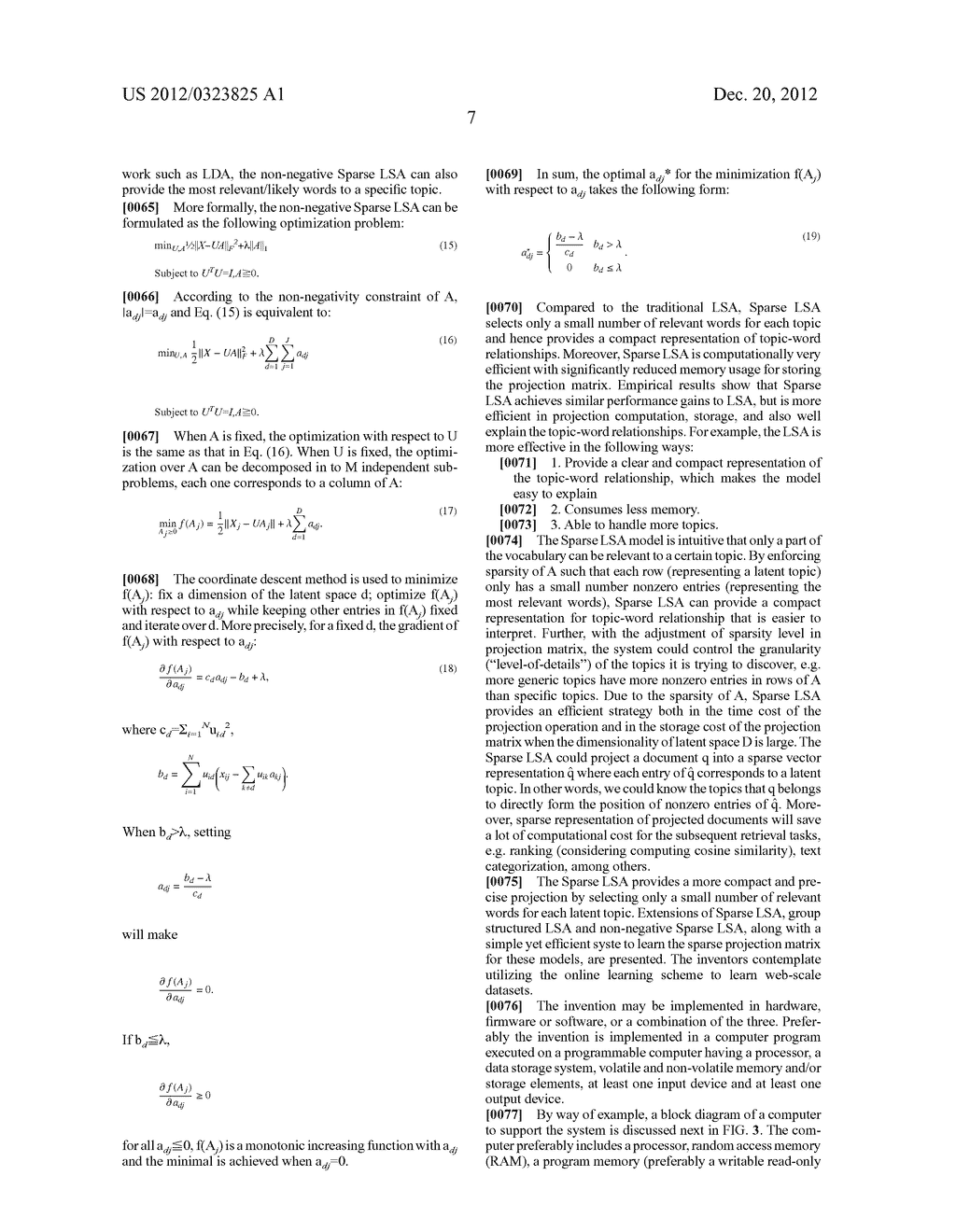 SYSTEM AND METHODS FOR FINDING HIDDEN TOPICS OF DOCUMENTS AND PREFERENCE     RANKING DOCUMENTS - diagram, schematic, and image 11