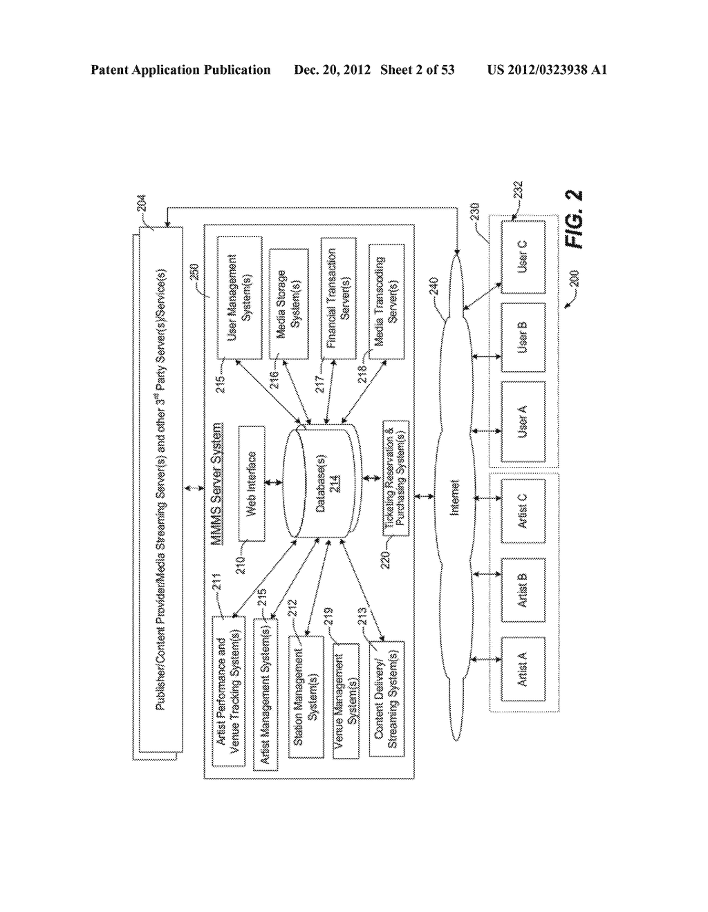 MULTI-MEDIA MANAGEMENT AND STREAMING TECHNIQUES IMPLEMENTED OVER A     COMPUTER NETWORK - diagram, schematic, and image 03