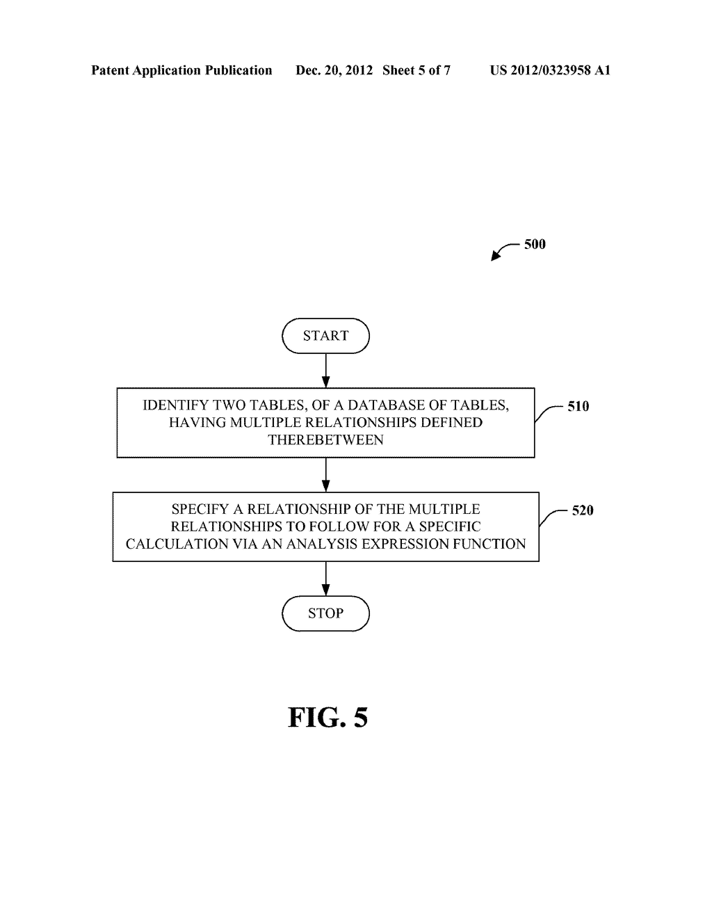 SPECIFICATION OF DATABASE TABLE RELATIONSHIPS FOR CALCULATION - diagram, schematic, and image 06