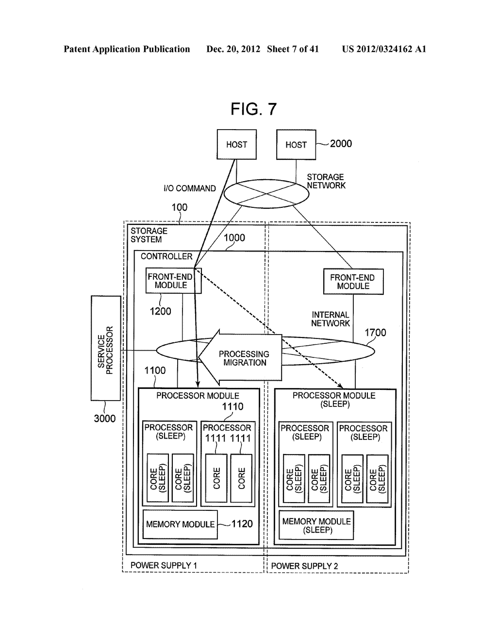 STORAGE SYSTEM COMPRISING FUNCTION FOR REDUCING POWER CONSUMPTION - diagram, schematic, and image 08