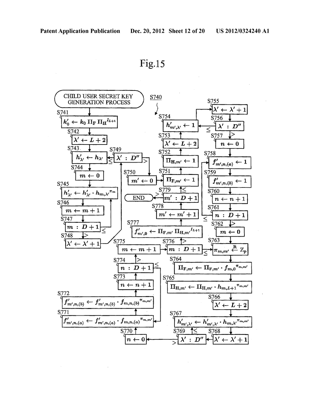 SECURE SEARCH SYSTEM, PUBLIC PARAMETER GENERATION DEVICE, ENCRYPTION     DEVICE, USER SECRET KEY GENERATION DEVICE, QUERY ISSUING DEVICE, SEARCH     DEVICE, COMPUTER PROGRAM, SECURE SEARCH METHOD, PUBLIC PARAMETER     GENERATION METHOD, ENCRYPTION METHOD, USER SECRET KEY GENERATION METHOD,     QUERY ISSUING METHOD, AND SEARCH METHOD - diagram, schematic, and image 13