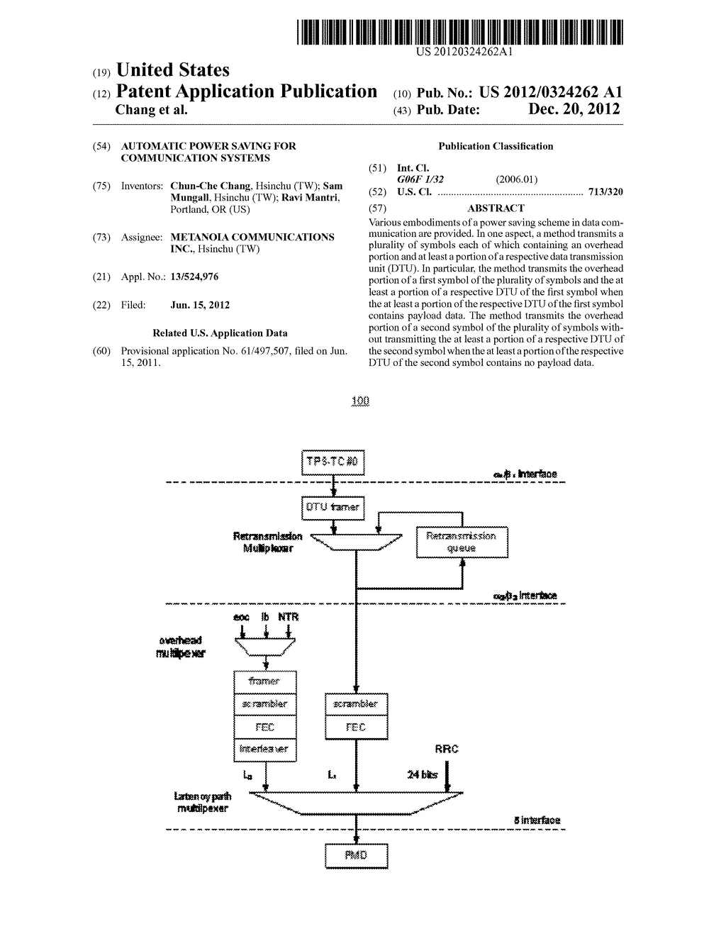 Automatic Power Saving for Communication Systems - diagram, schematic, and image 01