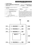 RENDERING SECTIONS OF CONTENT IN A DOCUMENT diagram and image