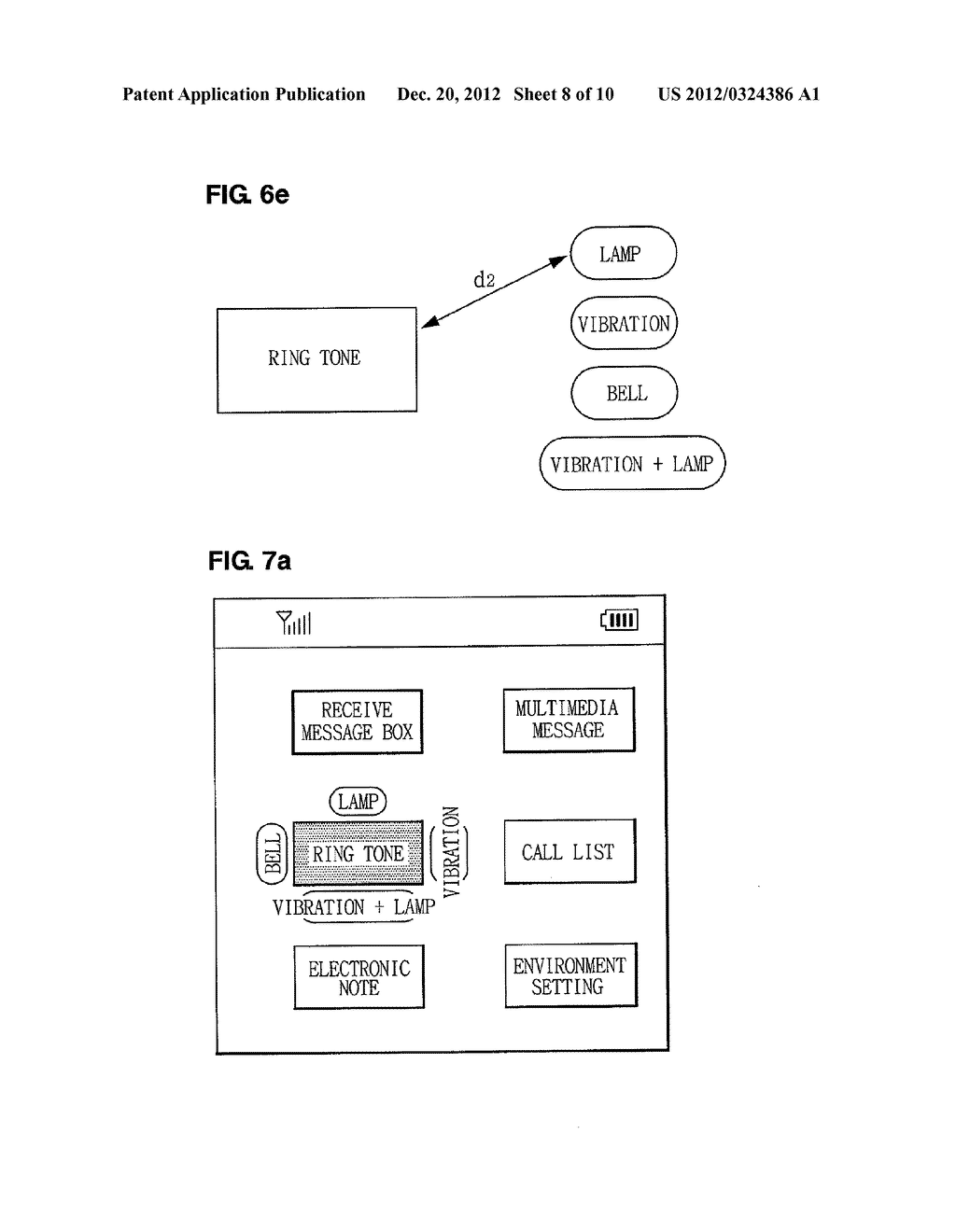 MOBILE COMMUNICATION TERMINAL AND METHOD OF SELECTING MENU AND ITEM - diagram, schematic, and image 09