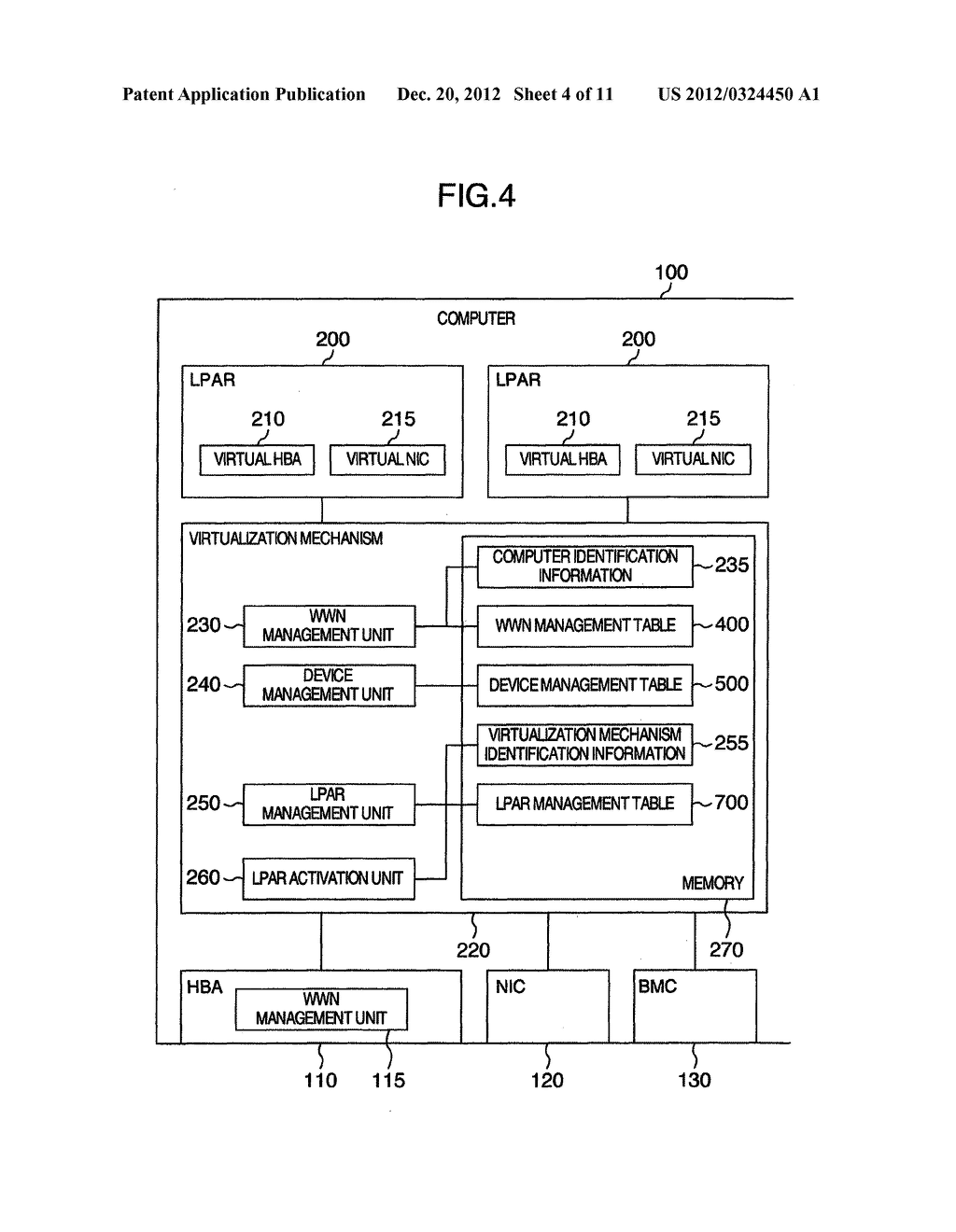 COMPUTER SYSTEM, VIRTUAL COMPUTER SYSTEM, COMPUTER ACTIVATION MANAGEMENT     METHOD AND VIRTUAL COMPUTER ACTIVATION MANAGEMENT METHOD - diagram, schematic, and image 05