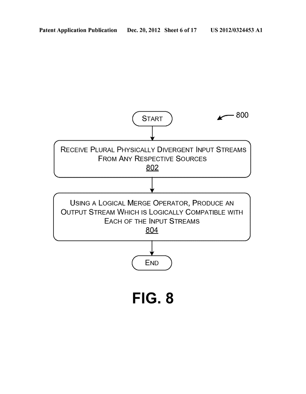 EFFICIENT LOGICAL MERGING OVER PHYSICALLY DIVERGENT STREAMS - diagram, schematic, and image 07