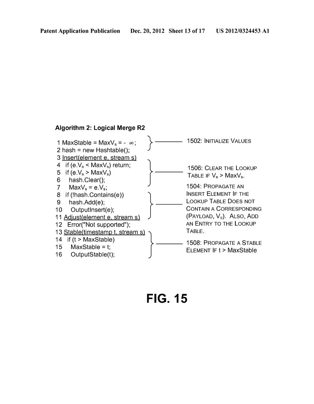 EFFICIENT LOGICAL MERGING OVER PHYSICALLY DIVERGENT STREAMS - diagram, schematic, and image 14