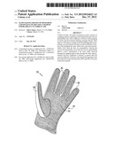 GLOVE HAVING REGION OF BOTH HIGH COEFFICIENT OF FRICTION AND HIGH     PERMEABILITY TO AMBIENT AIR diagram and image