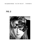 REUSABLE STRAPLESS LACE MASQUERADE diagram and image