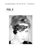 REUSABLE STRAPLESS LACE MASQUERADE diagram and image