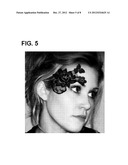 REUSABLE STRAPLESS LACE MASQUERADE diagram and image