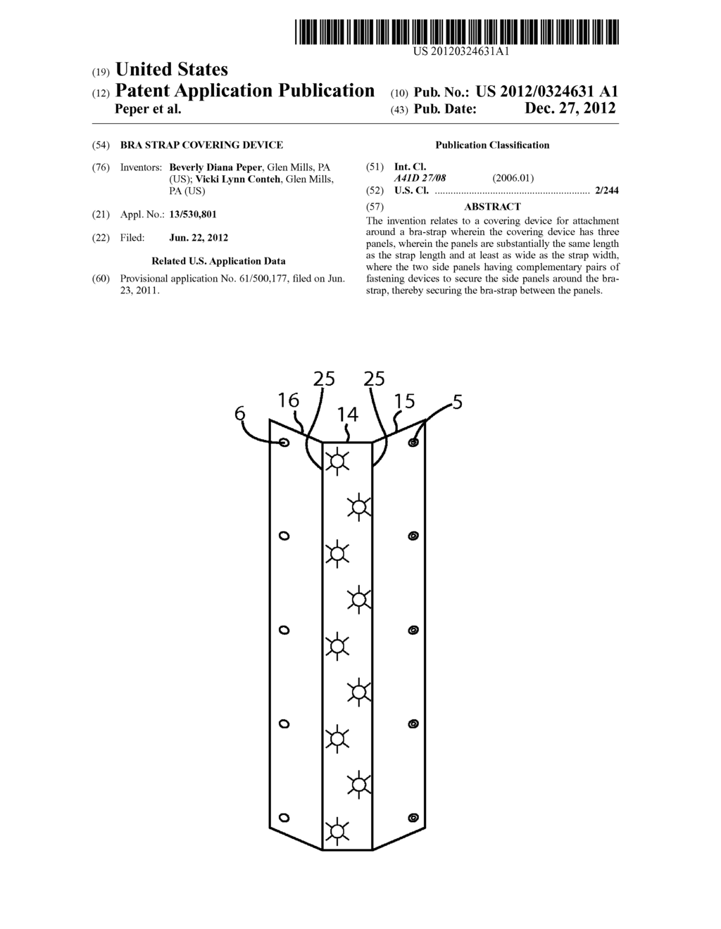 BRA STRAP COVERING DEVICE - diagram, schematic, and image 01