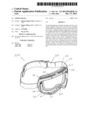 SPORTS GOGGLE diagram and image