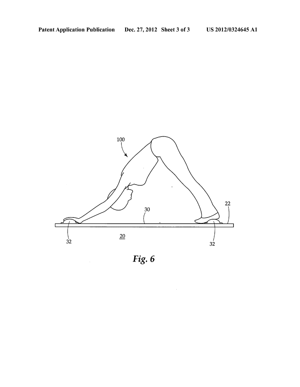 Yoga mat incorporating non-slip positioning pads - diagram, schematic, and image 04