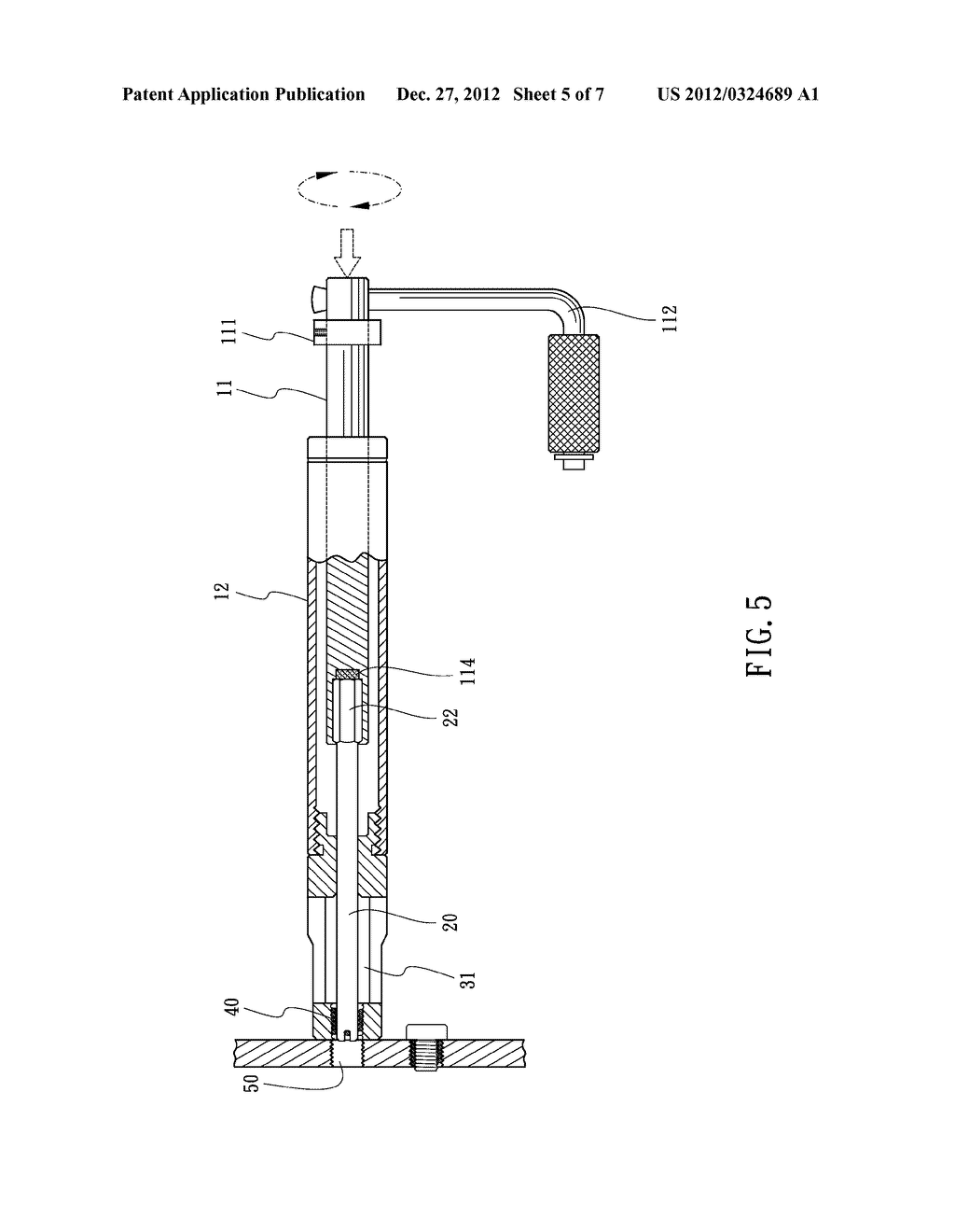 INSTALLATION TOOL FOR HELICAL THREADED INSERT - diagram, schematic, and image 06