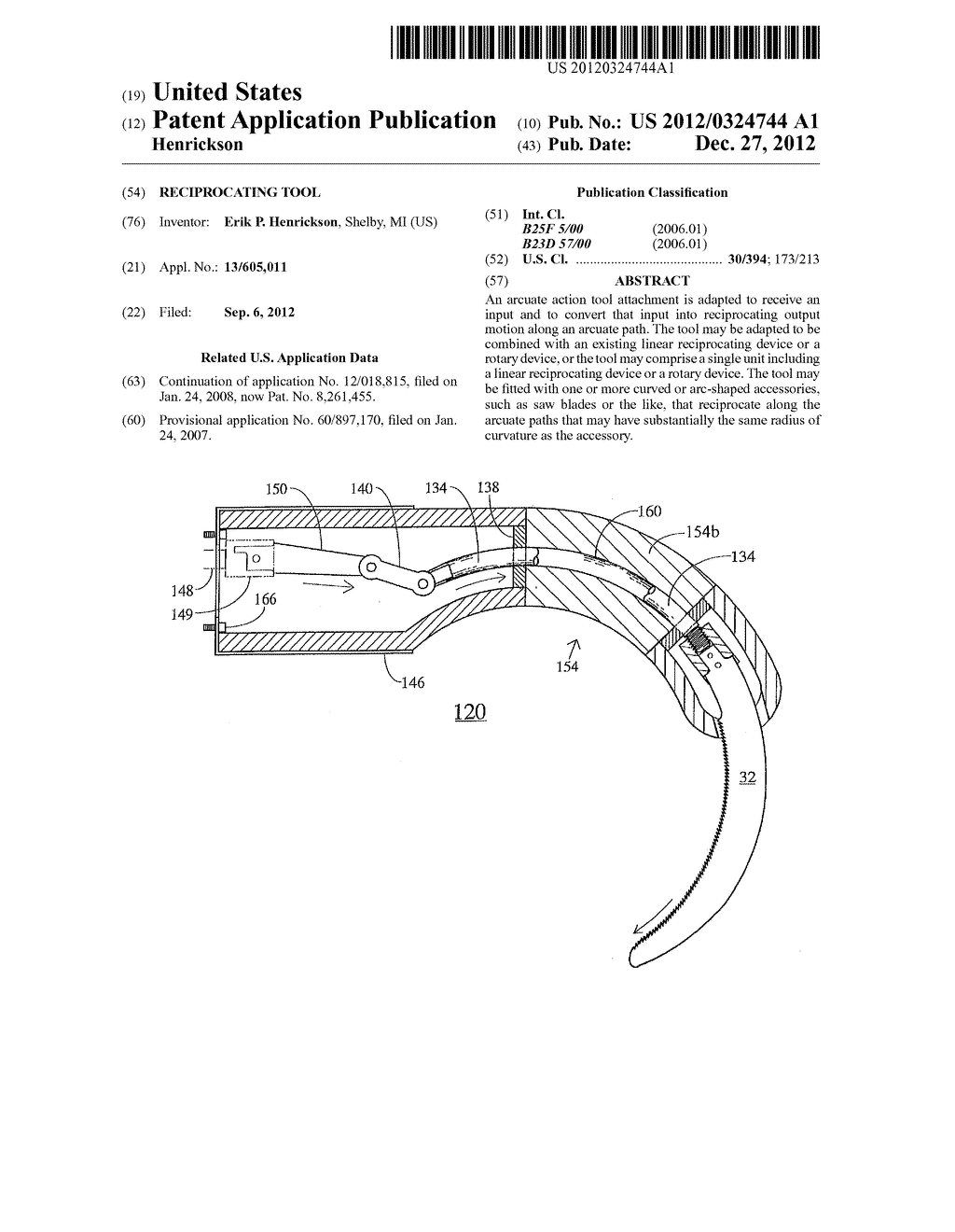 RECIPROCATING TOOL - diagram, schematic, and image 01