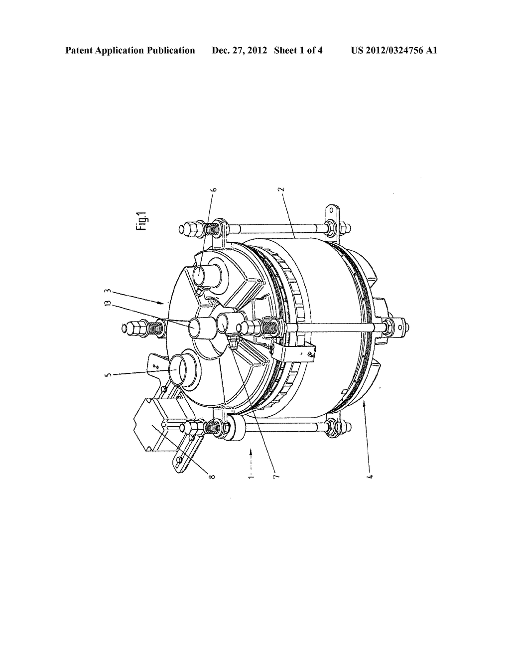 DEVICE FOR DRYING BULK GOODS - diagram, schematic, and image 02