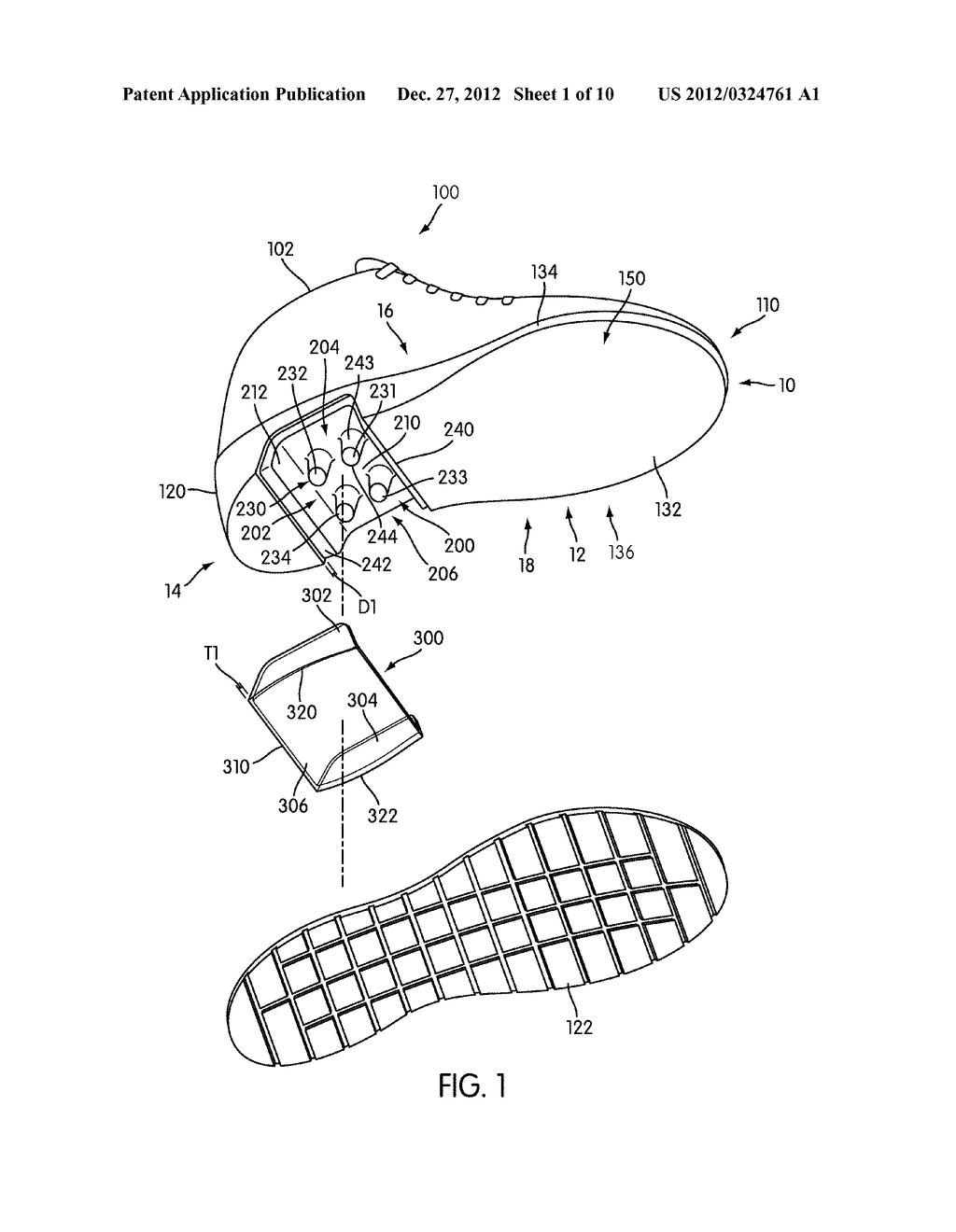 Article Of Footwear With A Cavity Viewing System - diagram, schematic, and image 02