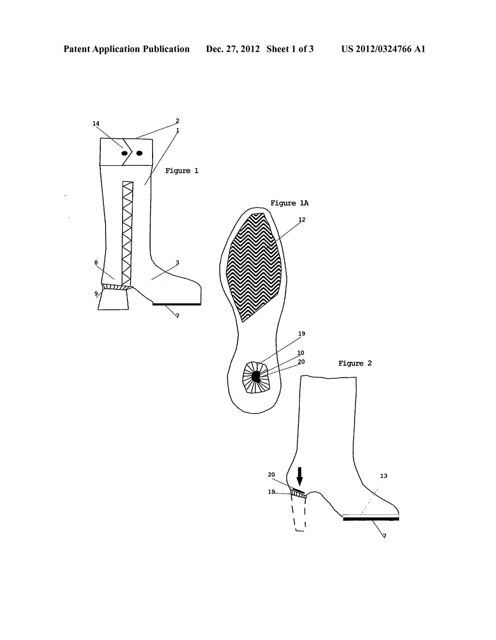 Protective shoe cover with pass-through heel and traction sole - diagram, schematic, and image 02
