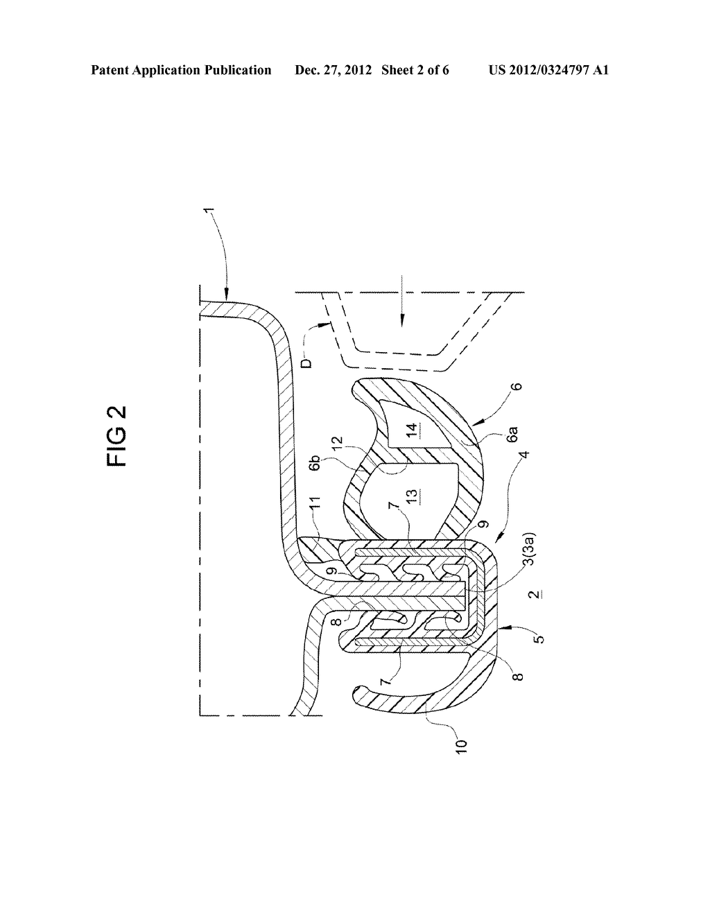 SEAL FOR AUTOMOTIVE VEHICLE DOOR - diagram, schematic, and image 03