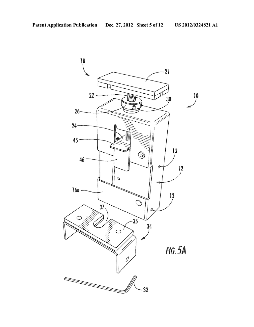 Stud Bracket for Temporary Wall - diagram, schematic, and image 06