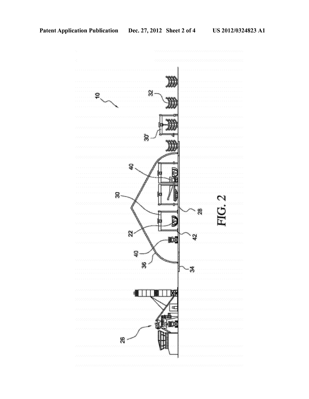 OPERATING METHOD OF A FACTORY FOR THE MOLDING MANUFACTURE OF PRECAST     CONCRETE VOUSSOIRS FOR THE CONSTRUCTION OF WIND GENERATOR SUPPORT TOWERS - diagram, schematic, and image 03