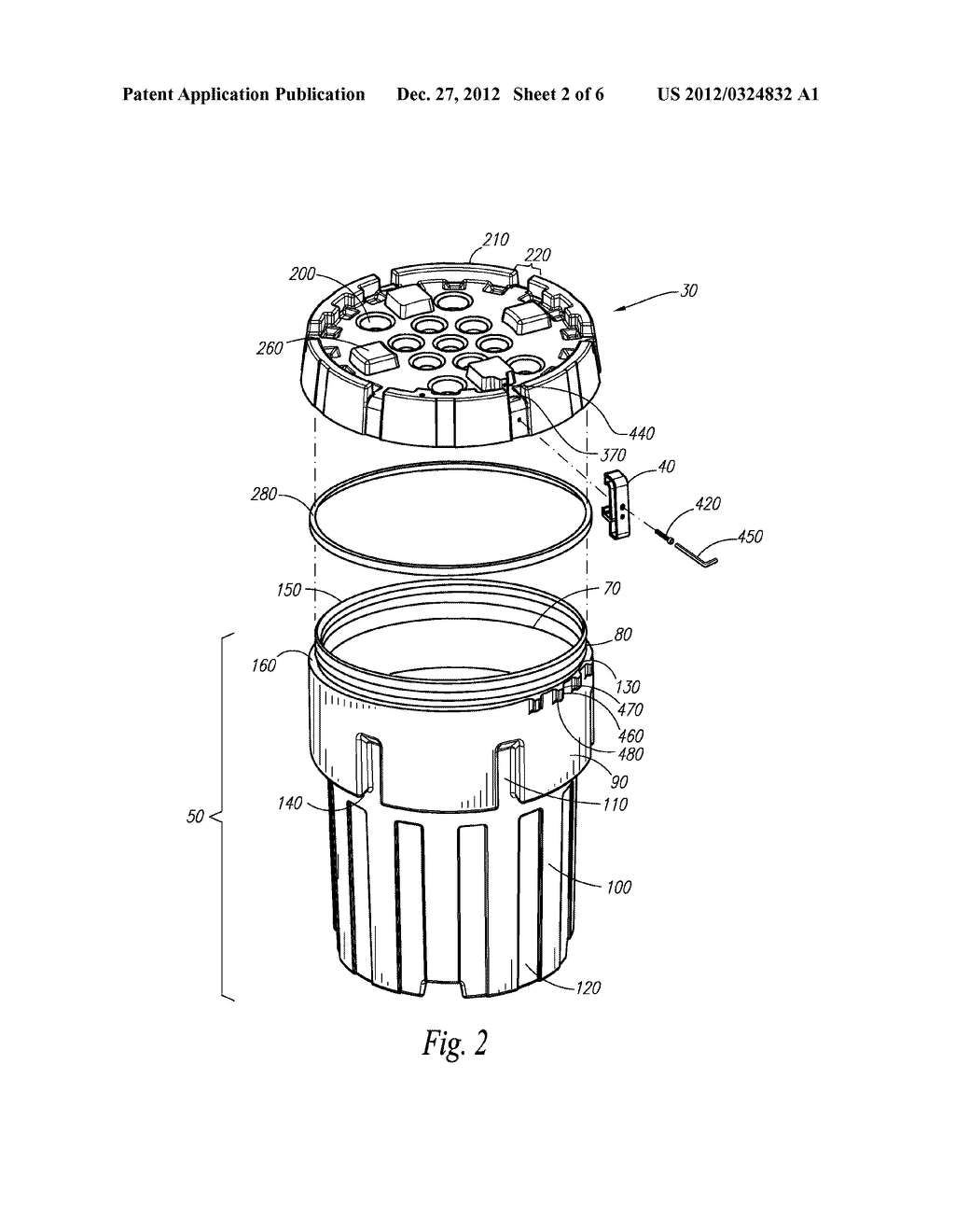 METHOD OF OVERPACKING A PACKAGE USING AN OVERPACK SALVAGE DRUM - diagram, schematic, and image 03