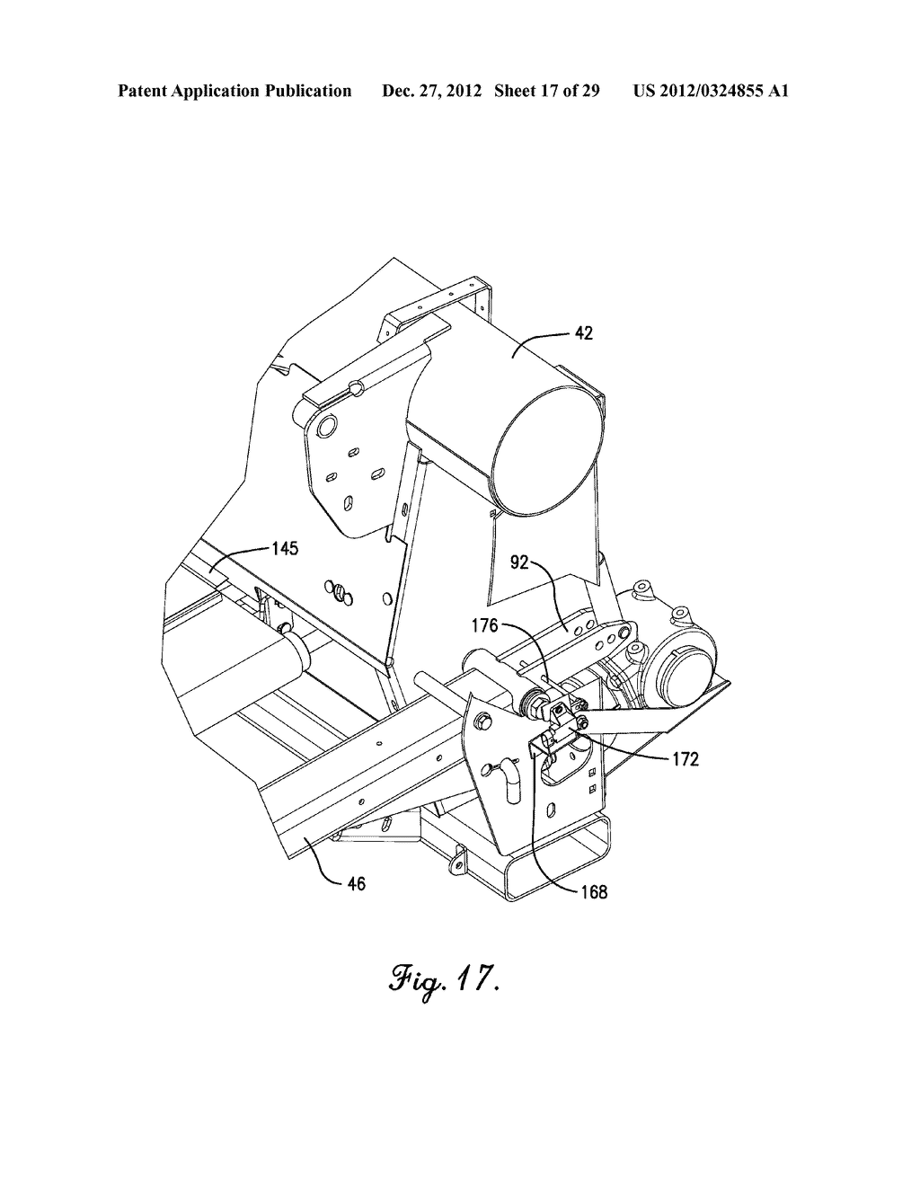 DRAPER ASSEMBLY WITH ROLLERS FOR A FLEXIBLE DRAPER HEADER - diagram, schematic, and image 18