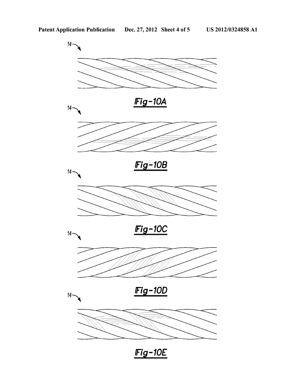 CABLE PROTECTION SYSTEM AND METHOD OF REDUCING AN INITIAL STRESS ON A     CABLE - diagram, schematic, and image 05