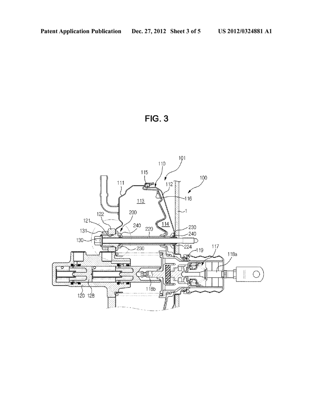 MOUNTING STRUCTURE FOR BOOSTERS AND BOOSTER ASSEMBLY FOR VEHICLES HAVING     THE SAME - diagram, schematic, and image 04