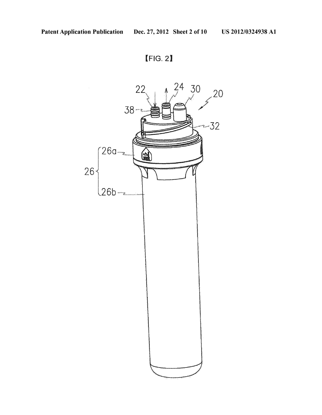 WATER FILTER ASSEMBLY AND REFRIGERATOR AND WATER PURIFIER HAVING THE SAME - diagram, schematic, and image 03