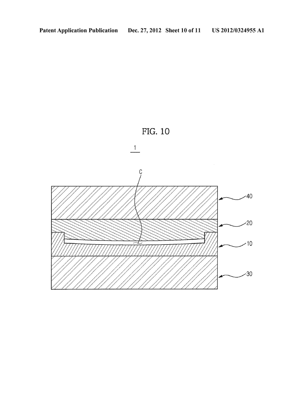 GLASS MANUFACTURING METHOD AND MOLD FOR GLASS MANUFACTURE - diagram, schematic, and image 11