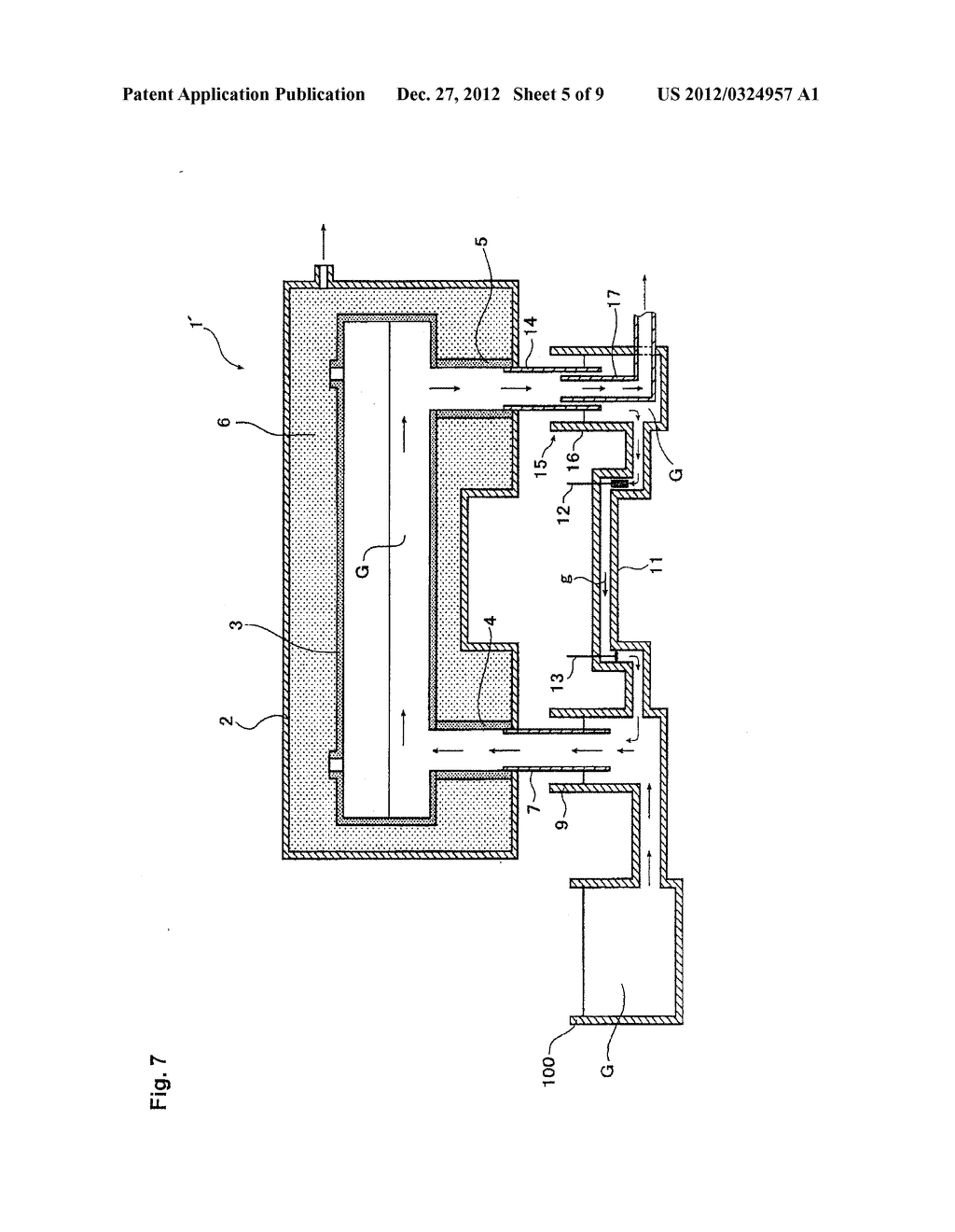 VACUUM DEGASSING APPARATUS AND VACUUM DEGASSING METHOD FOR MOLTEN GLASS - diagram, schematic, and image 06