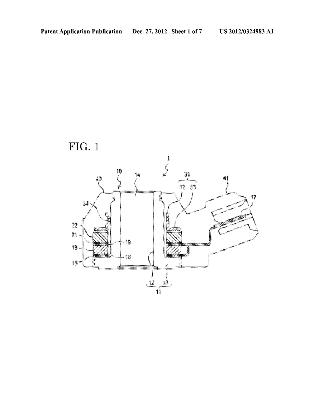 NON-RESONANT KNOCKING SENSOR AND METHOD FOR PRODUCING THE SAME - diagram, schematic, and image 02
