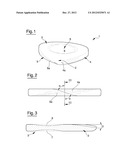 RIGID PLECTRUM FOR STRINGED INSTRUMENTS diagram and image