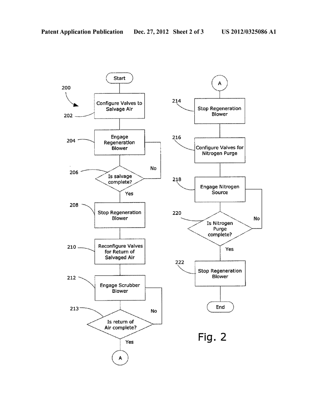 SYSTEM AND METHOD OF OPERATION FOR CONTROLLED ATMOSPHERE STORAGE - diagram, schematic, and image 03