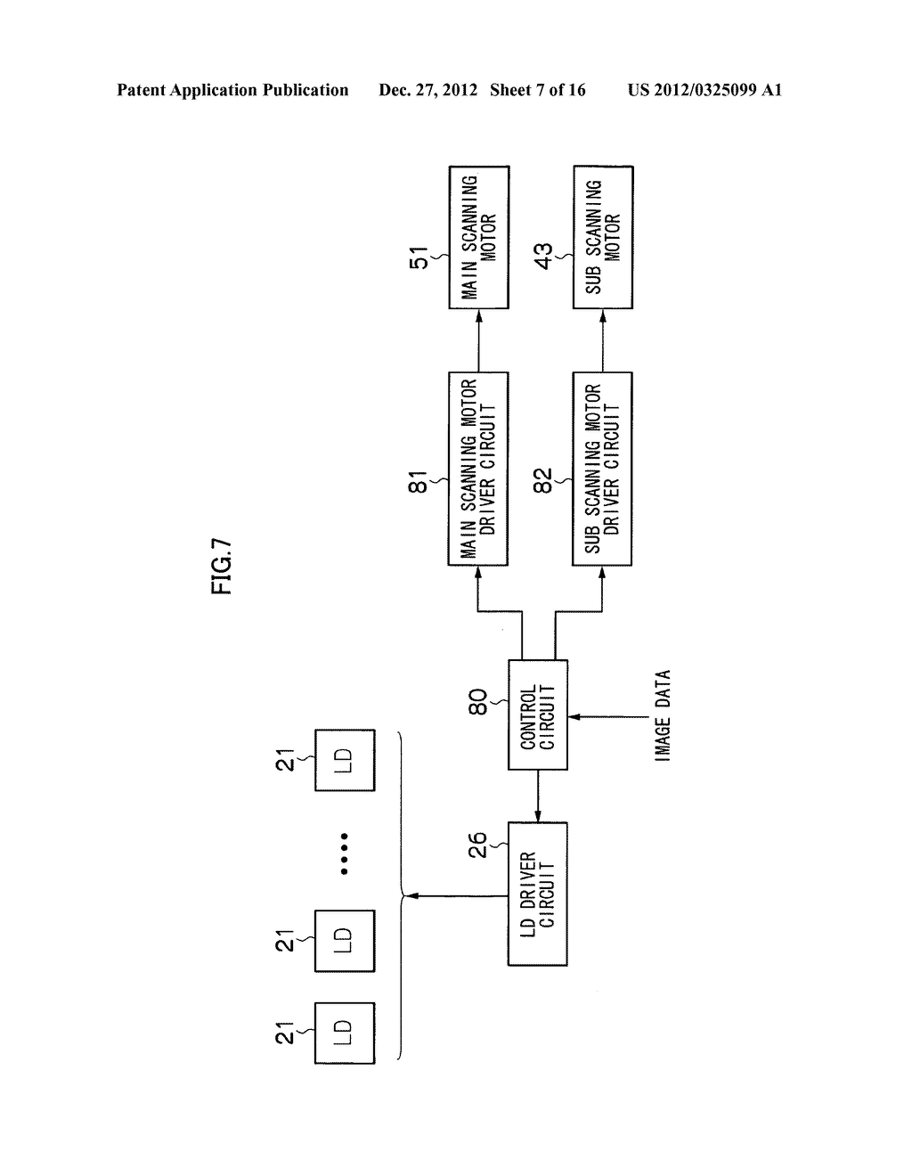 MULTIBEAM EXPOSURE SCANNING METHOD AND APPARATUS, AND METHOD OF     MANUFACTURING PRINTING PLATE - diagram, schematic, and image 08