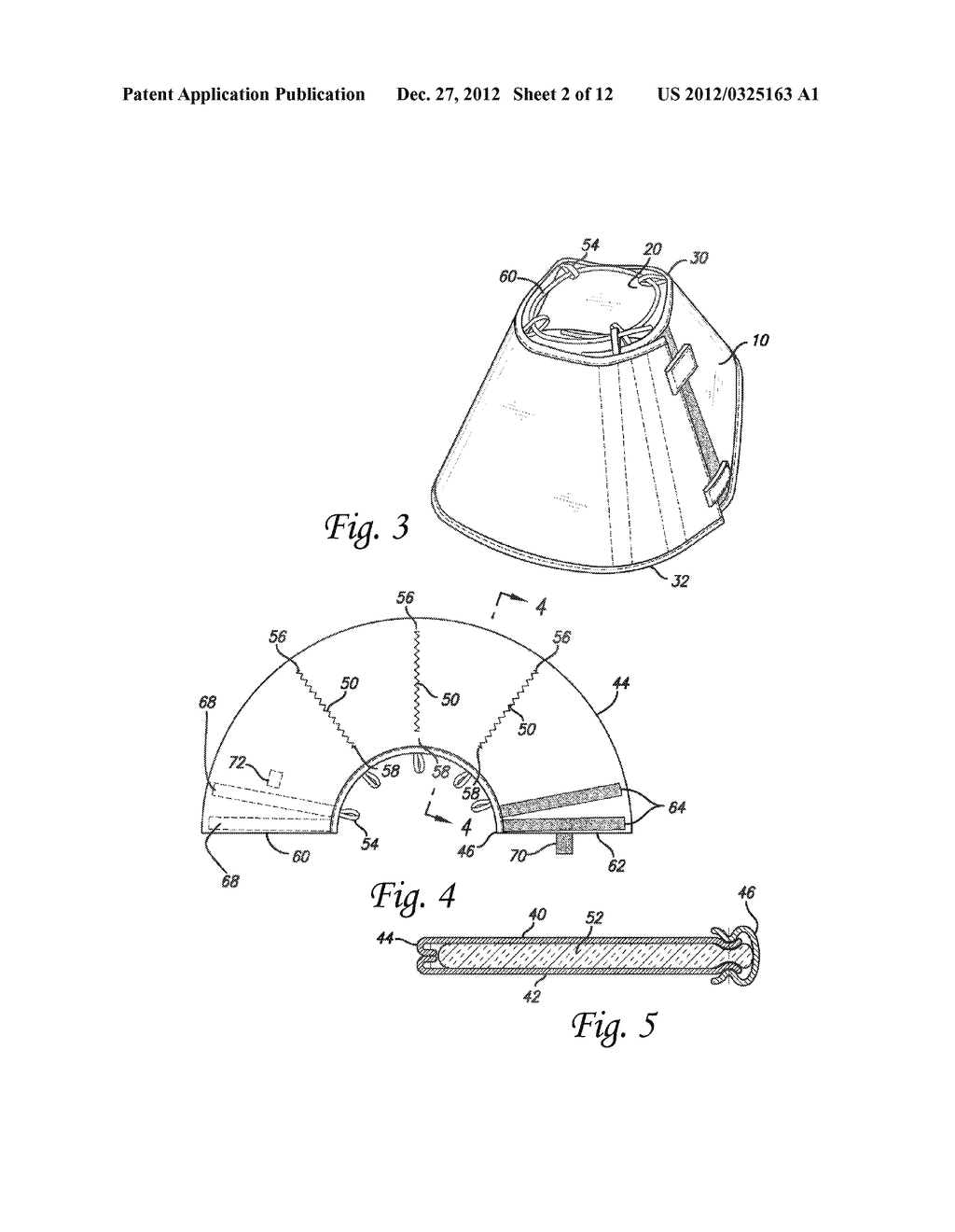 Pet Protective Collar With Stays - diagram, schematic, and image 03