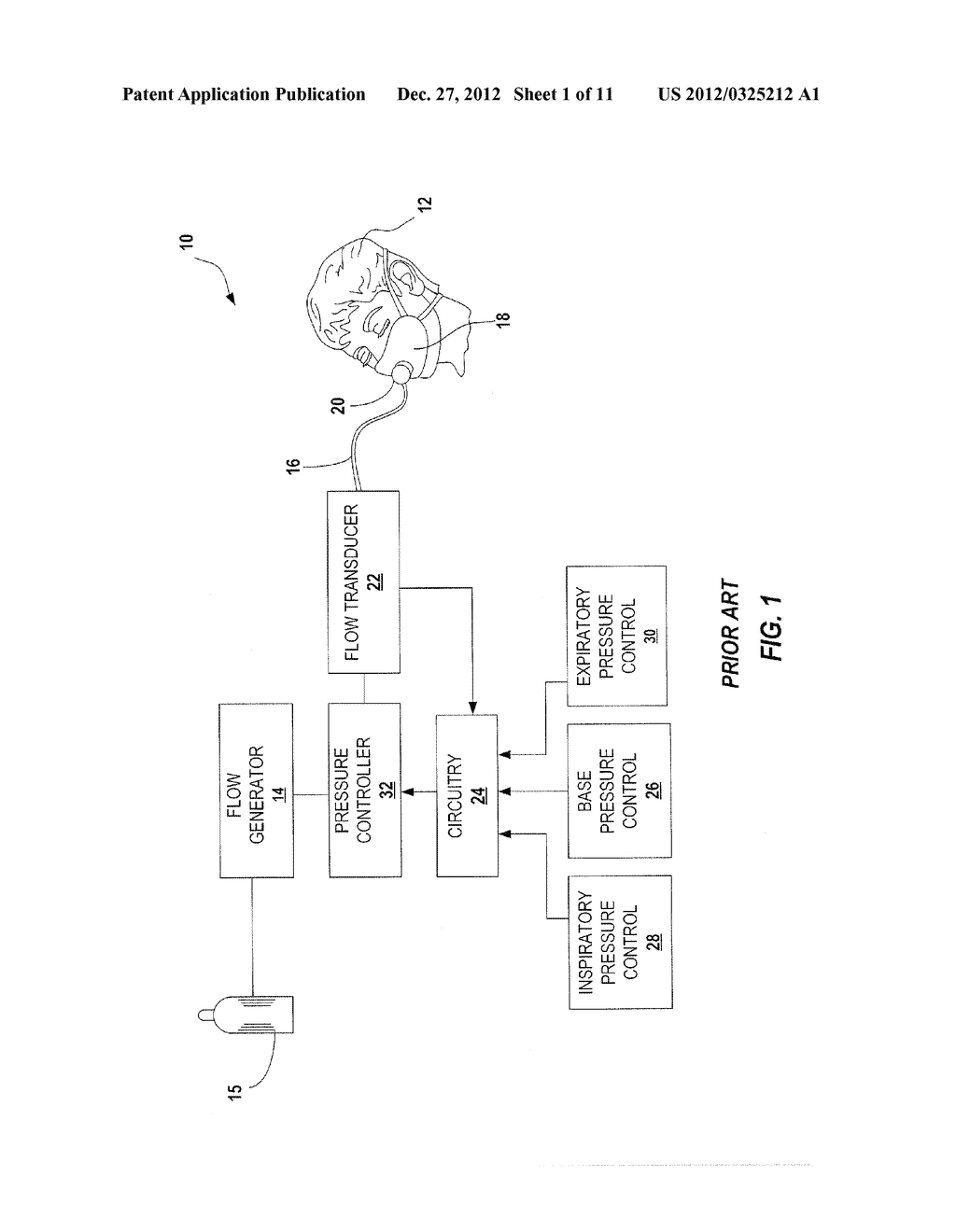 Method And Apparatus For Providing Positive Airway Pressure To A Patient - diagram, schematic, and image 02