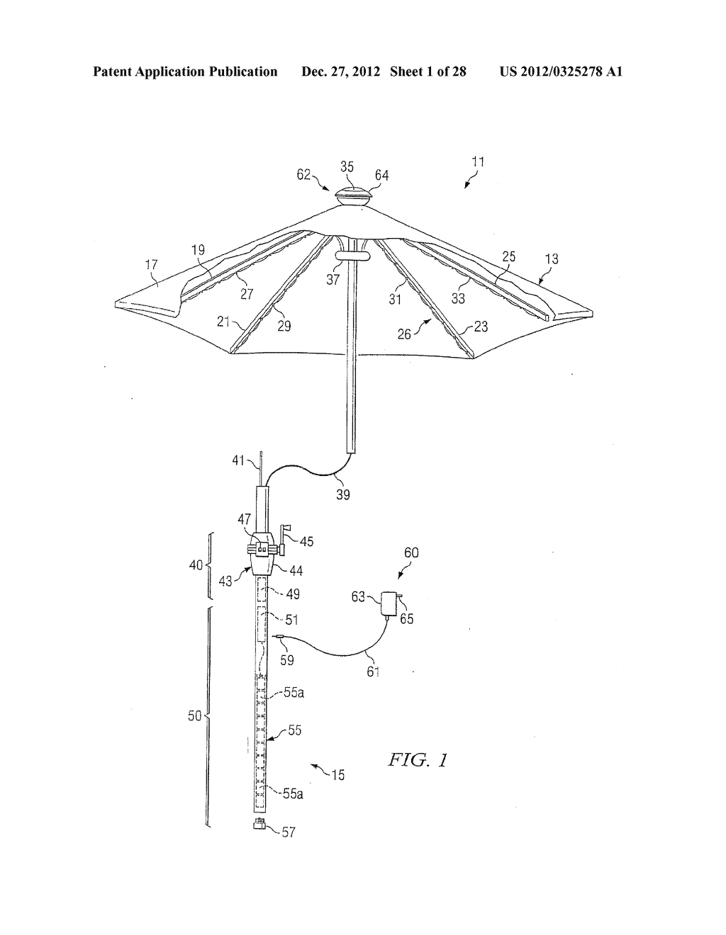 Umbrella Apparatus - diagram, schematic, and image 02