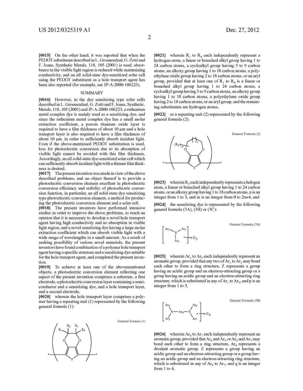 PHOTOELECTRIC CONVERSION ELEMENT, METHOD FOR PRODUCING PHOTOELECTRIC     CONVERSION ELEMENT AND SOLAR CELL - diagram, schematic, and image 04