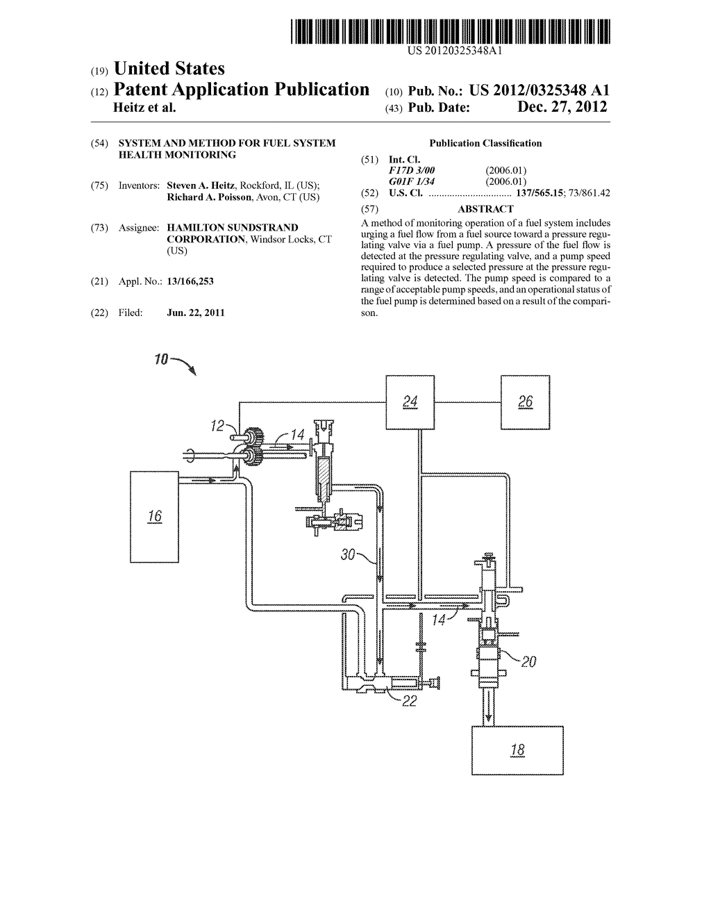 SYSTEM AND METHOD FOR FUEL SYSTEM HEALTH MONITORING - diagram, schematic, and image 01