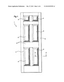 IMPACT RESISTANT DOOR SKIN, DOOR INCLUDING THE SAME, AND METHOD OF     MANUFACTURING AN IMPACT RESISTANT DOOR SKIN FROM A PRE-FORMED DOOR SKIN diagram and image