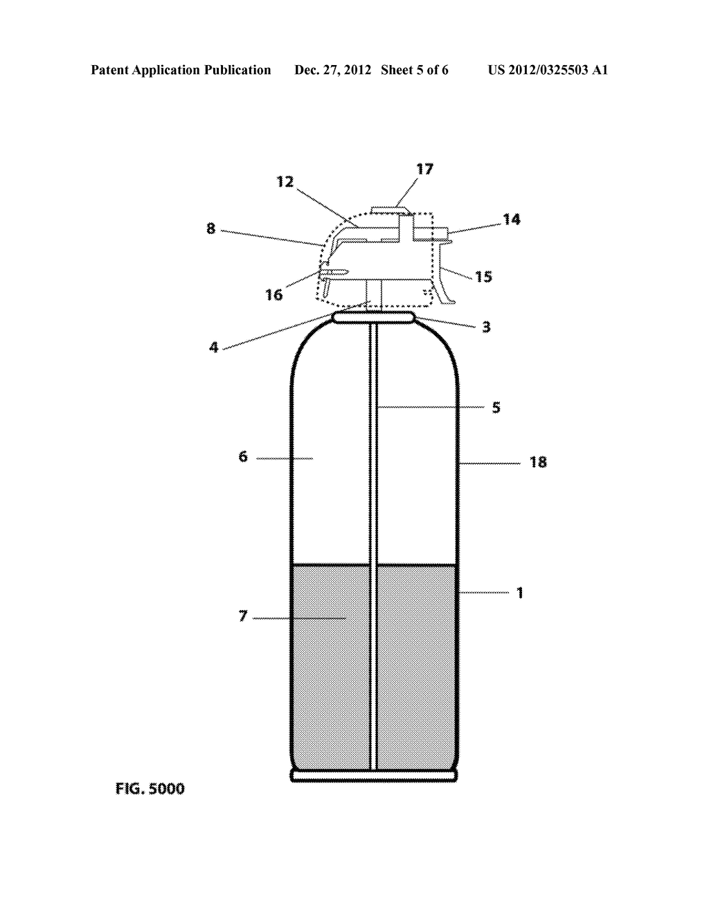 Aerosol Fire Extinguisher with Trigger Sprayer - diagram, schematic, and image 06