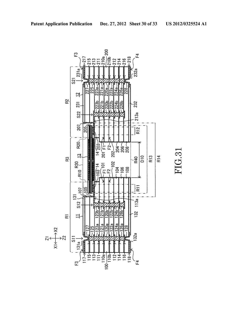 FLEX-RIGID WIRING BOARD AND METHOD FOR MANUFACTURING THE SAME - diagram, schematic, and image 31